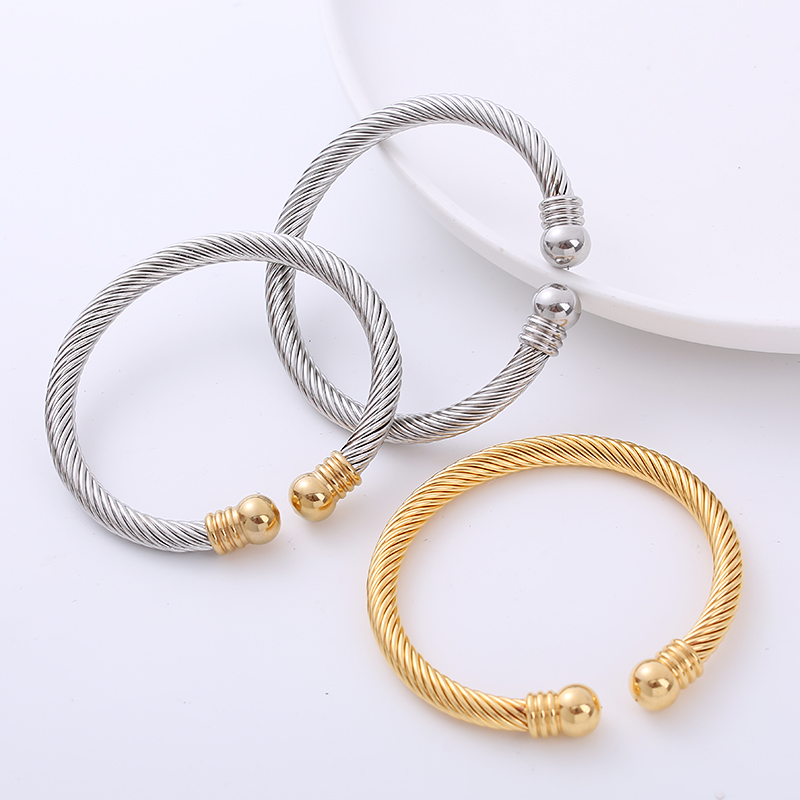 Fashion Bulb Stainless Steel Bangle 1 Piece display picture 5