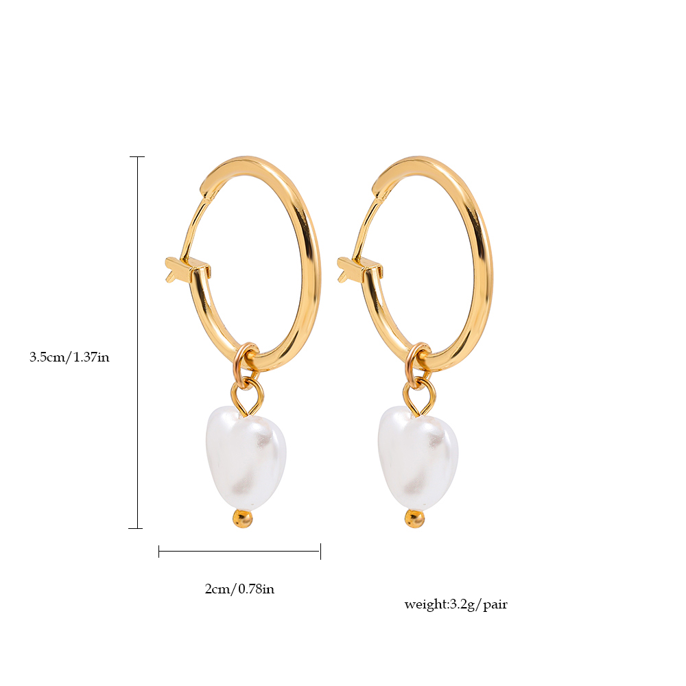 Mode Star Alliage Incruster Perles Artificielles Femmes Boucles D'oreilles Pendantes 2 Pièces display picture 1