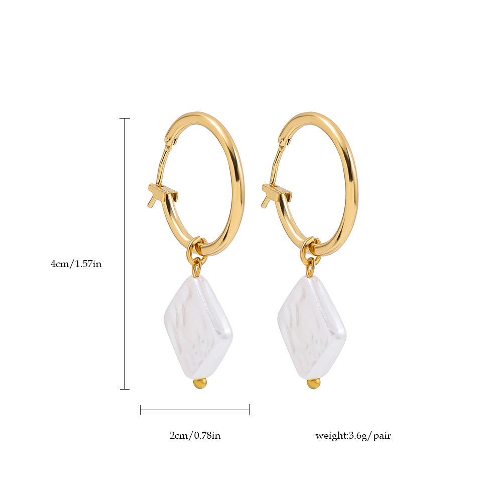 Fashion Star Alloy Inlay Artificial Pearls Women's Dangling Earrings 2 Pieces display picture 4