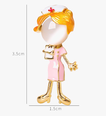 Fashion Doctor Nurse Alloy Women's Brooches display picture 6