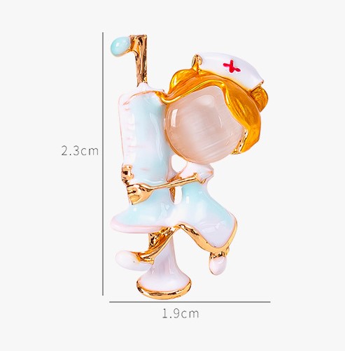 Fashion Doctor Nurse Alloy Women's Brooches display picture 5