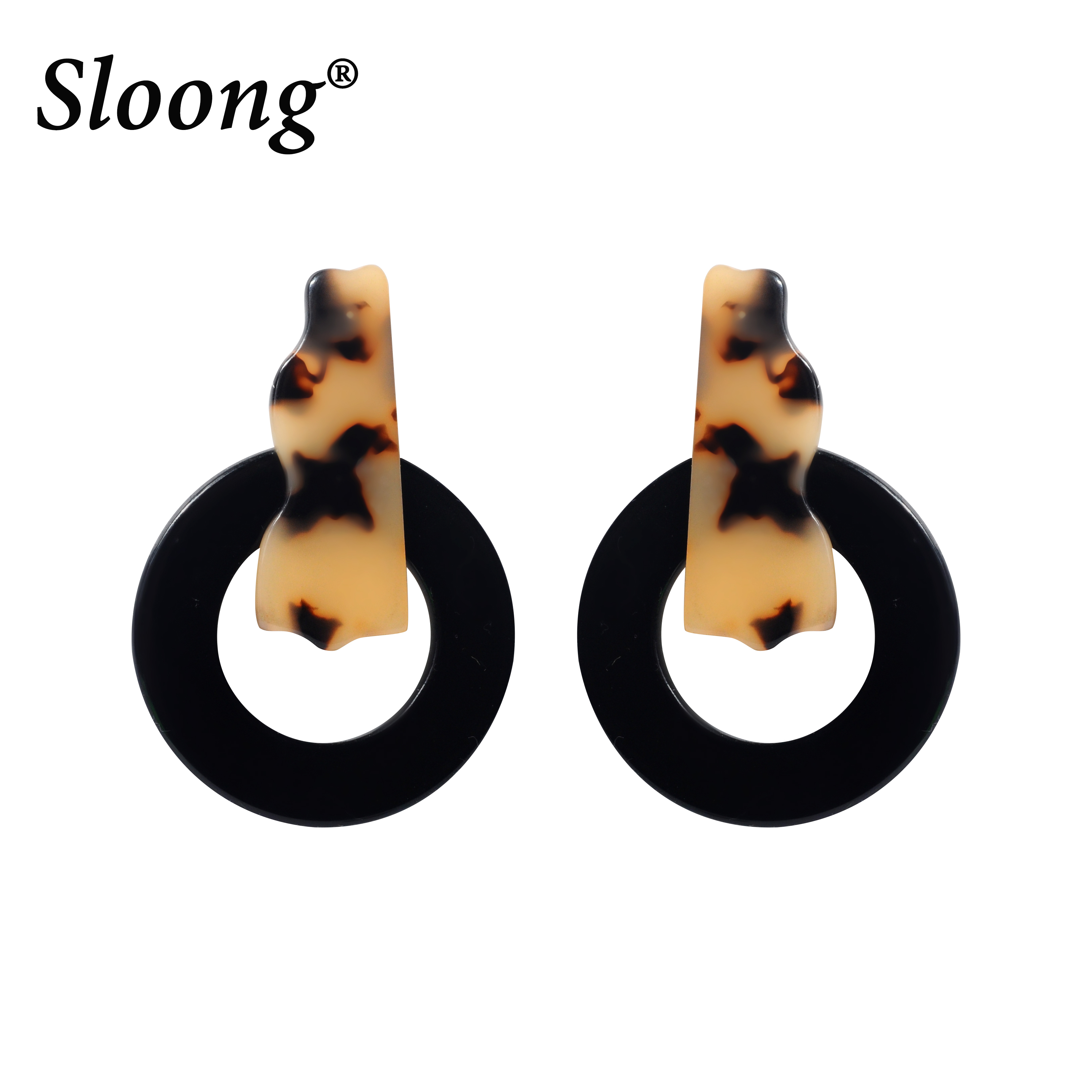 Simple Style Leopard Arylic Stoving Varnish Acrylic Women's Drop Earrings 1 Pair display picture 7