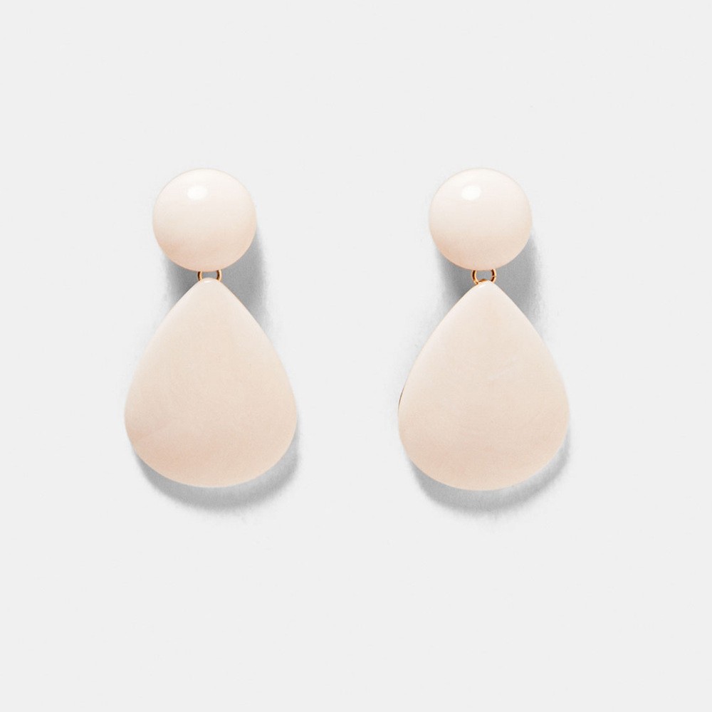 Fashion Water Droplets Alloy Stoving Varnish Women's Drop Earrings 1 Pair display picture 2