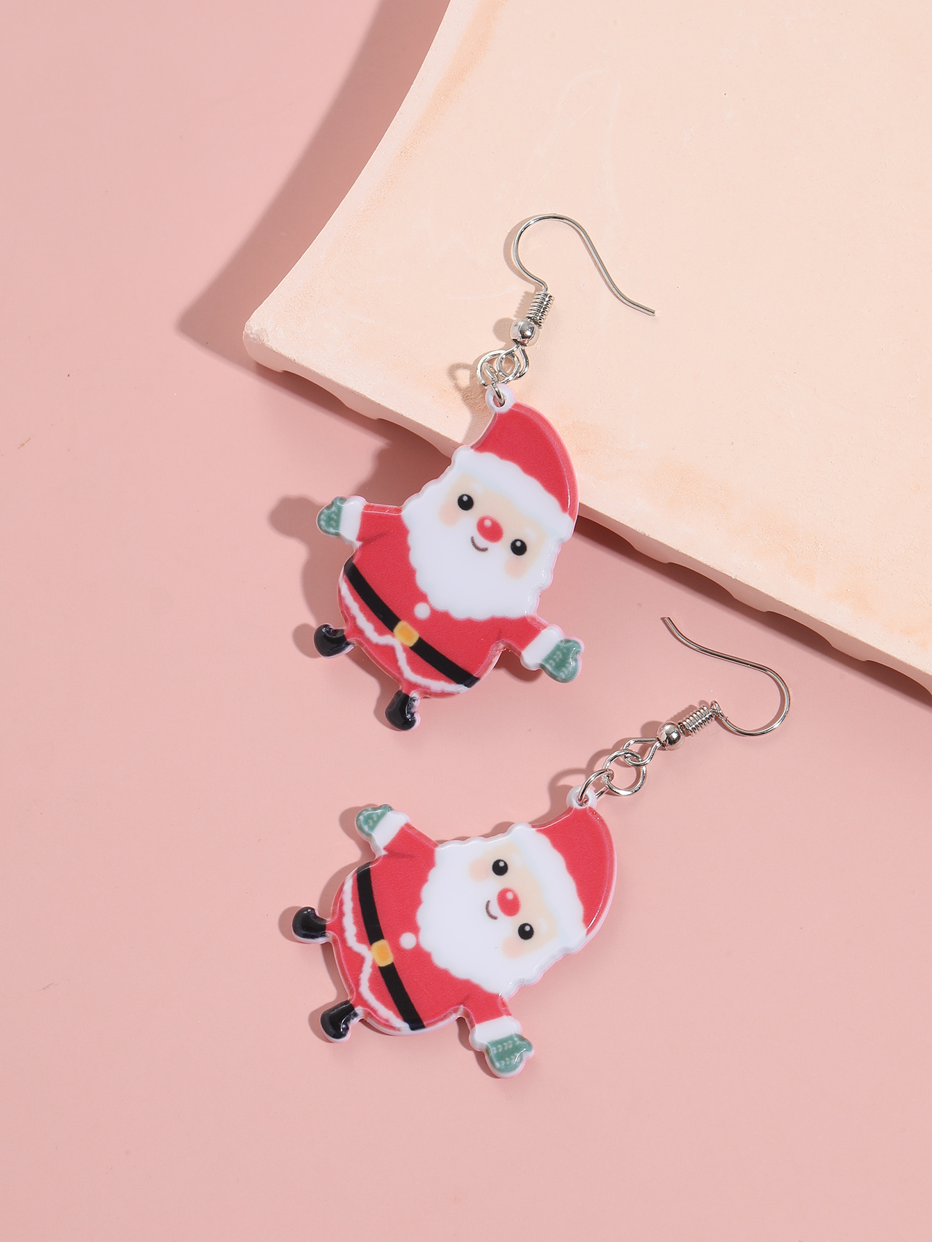 Cute Santa Claus Arylic Women's Ear Hook 1 Pair display picture 7