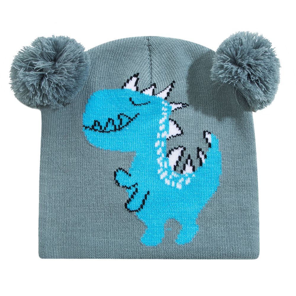 Children Unisex Fashion Dinosaur Crochet Lace Wool Cap display picture 3