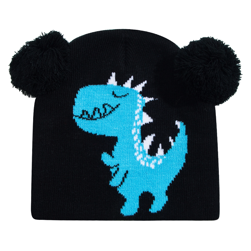 Children Unisex Fashion Dinosaur Crochet Lace Wool Cap display picture 5