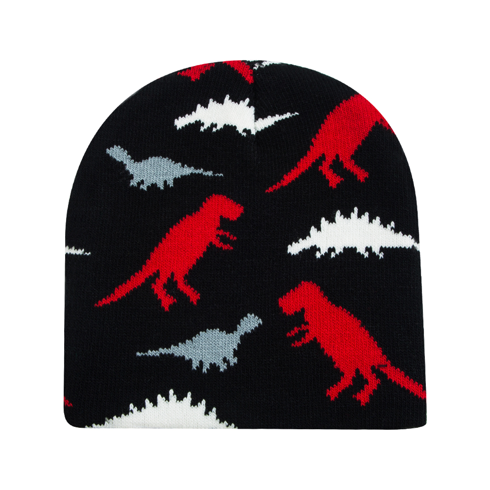 Children Unisex Simple Style Dinosaur Crochet Lace Wool Cap display picture 3