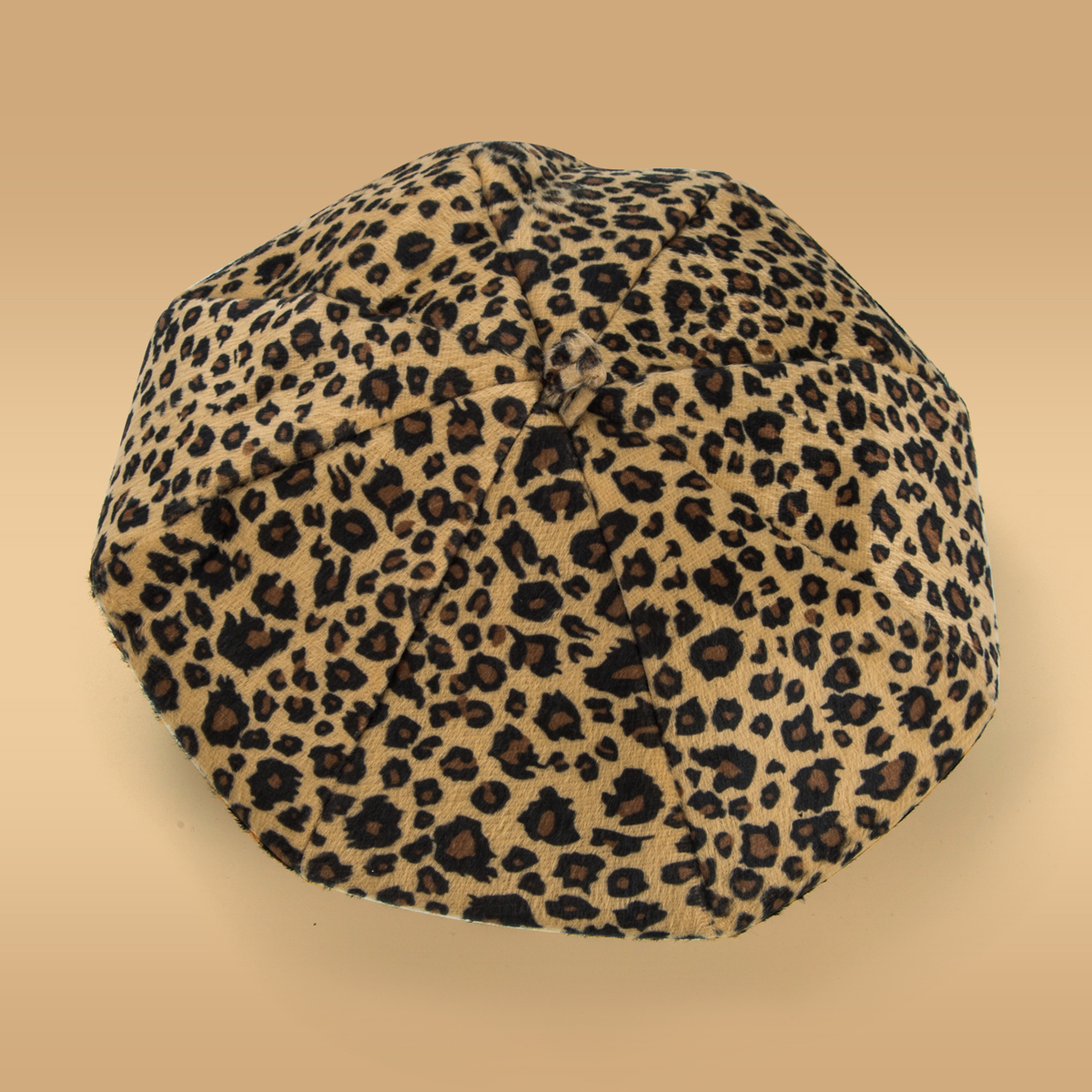 Women's Fashion Leopard Printing And Dyeing Eaveless Beret Hat display picture 5