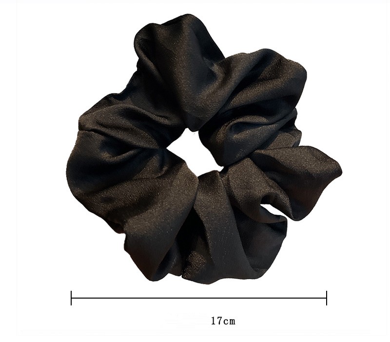 Wholesale Jewelry Smooth Satin Solid Color Hair Scrunchies Nihaojewelry display picture 3