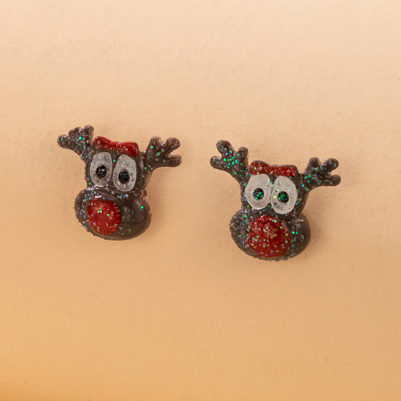 Fashion Deer Alloy Women's Earrings 1 Pair display picture 1