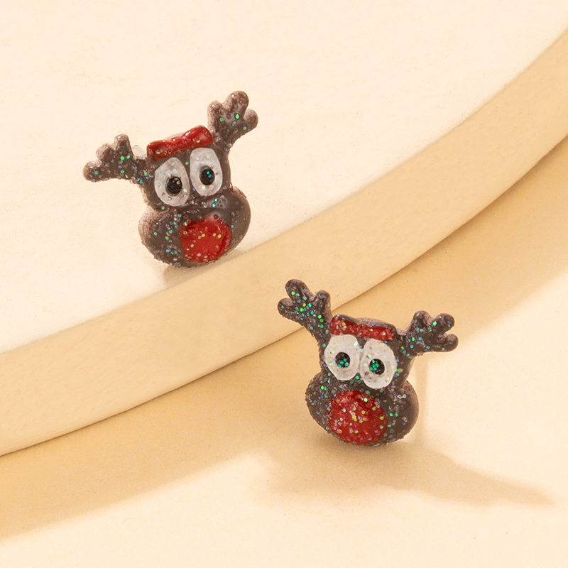 Fashion Deer Alloy Women's Earrings 1 Pair display picture 2
