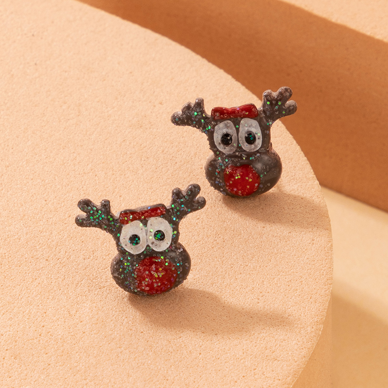 Fashion Deer Alloy Women's Earrings 1 Pair display picture 4