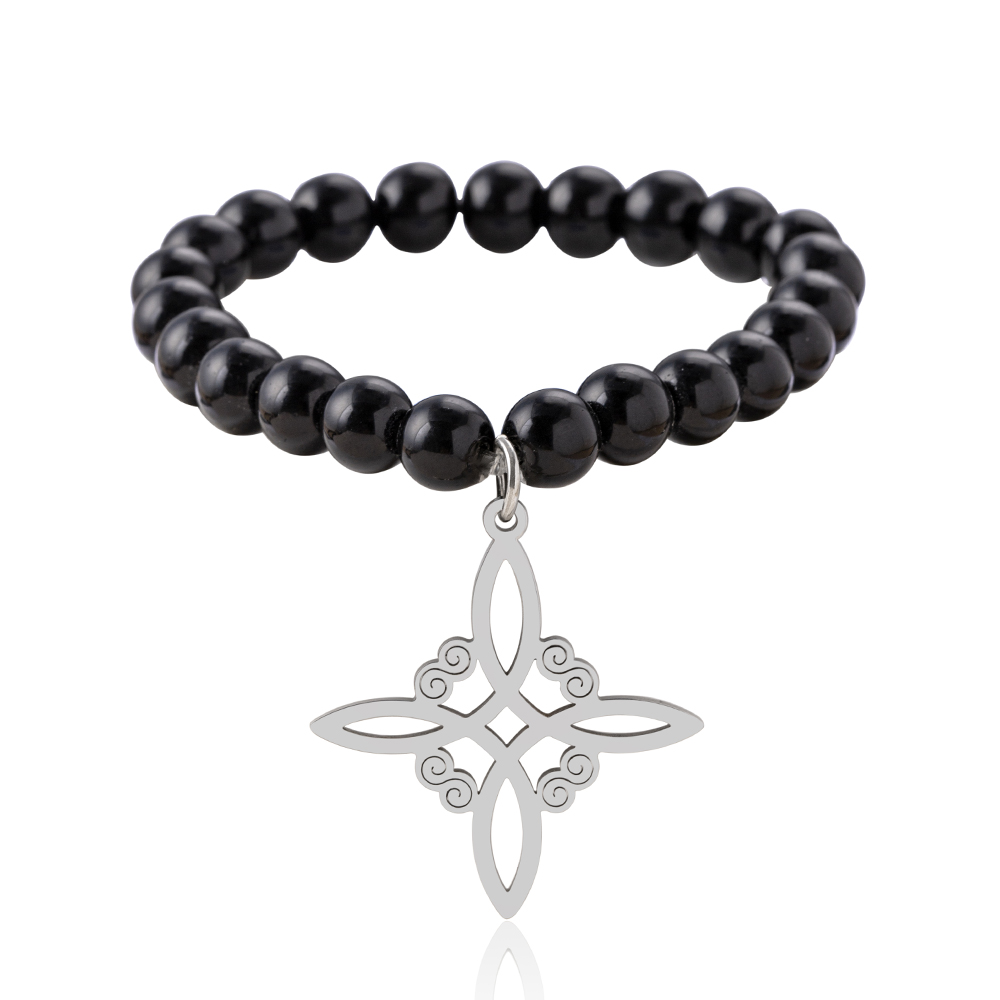 Nordic Style Geometric Symbol Beaded Alloy Hollow Out Unisex Bracelets 1 Piece display picture 3
