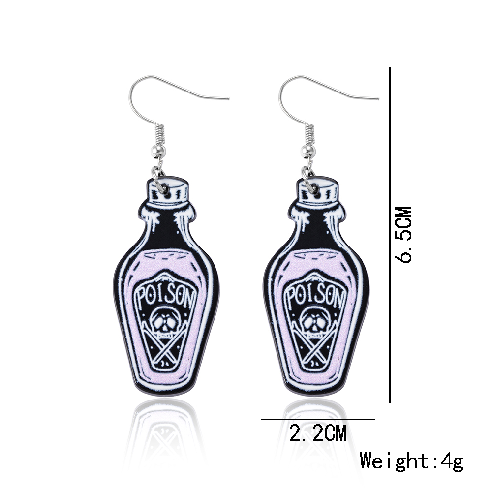 1 Pair Hip-hop Skull Arylic Ear Hook display picture 2