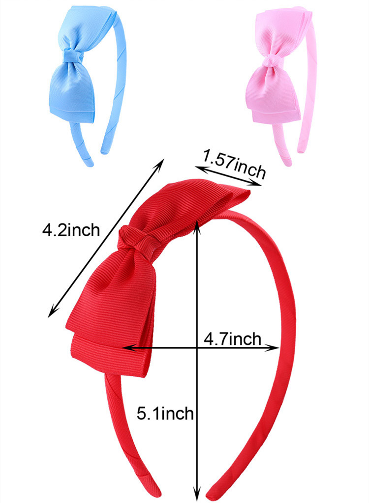 Simple Style Bow Knot Cloth Hair Band 1 Piece display picture 3