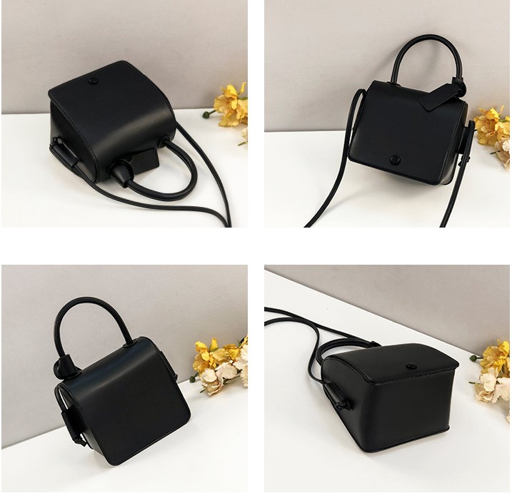 Women's Small Pu Leather Solid Color Fashion Square Magnetic Buckle Crossbody Bag display picture 5