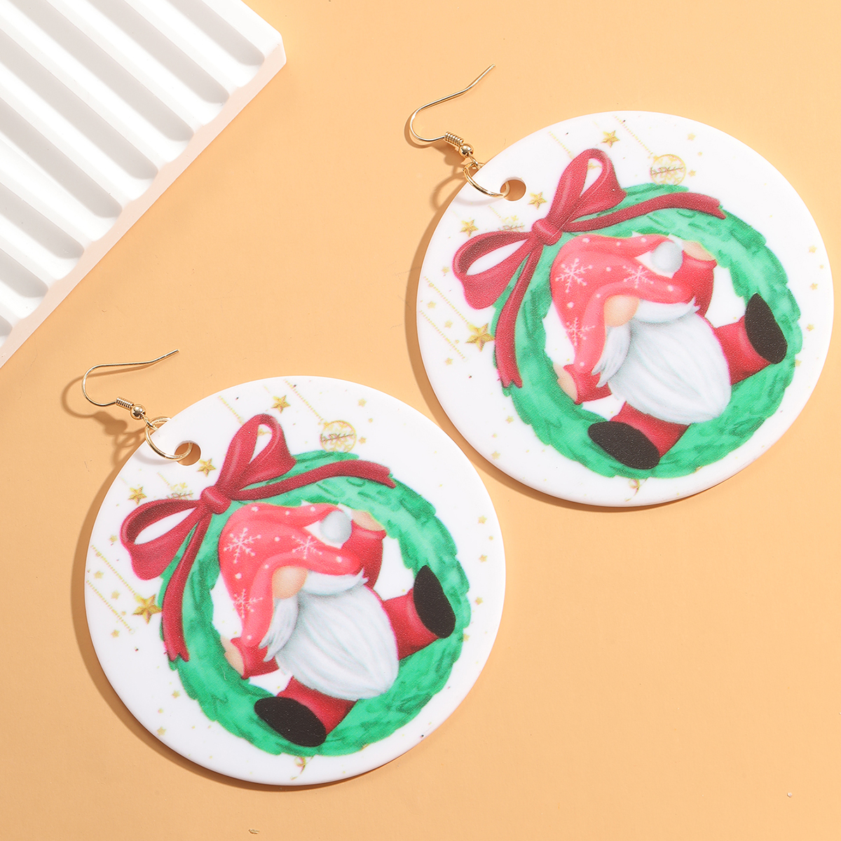 Sweet Santa Claus Synthetic Resin Women's Drop Earrings 1 Pair display picture 6
