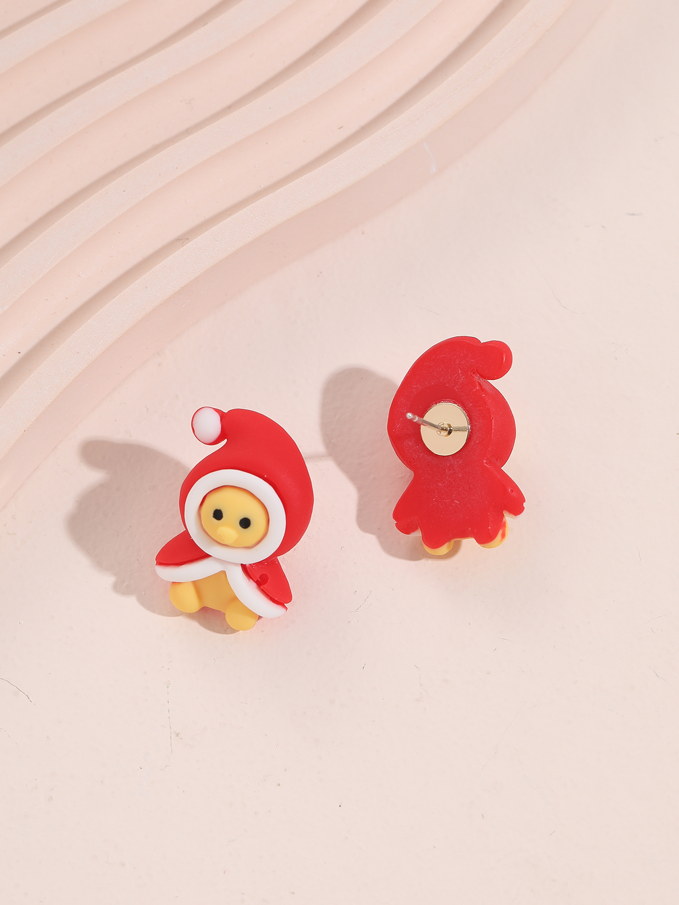 1 Pair Cute Cartoon Synthetic Resin Ear Studs display picture 4