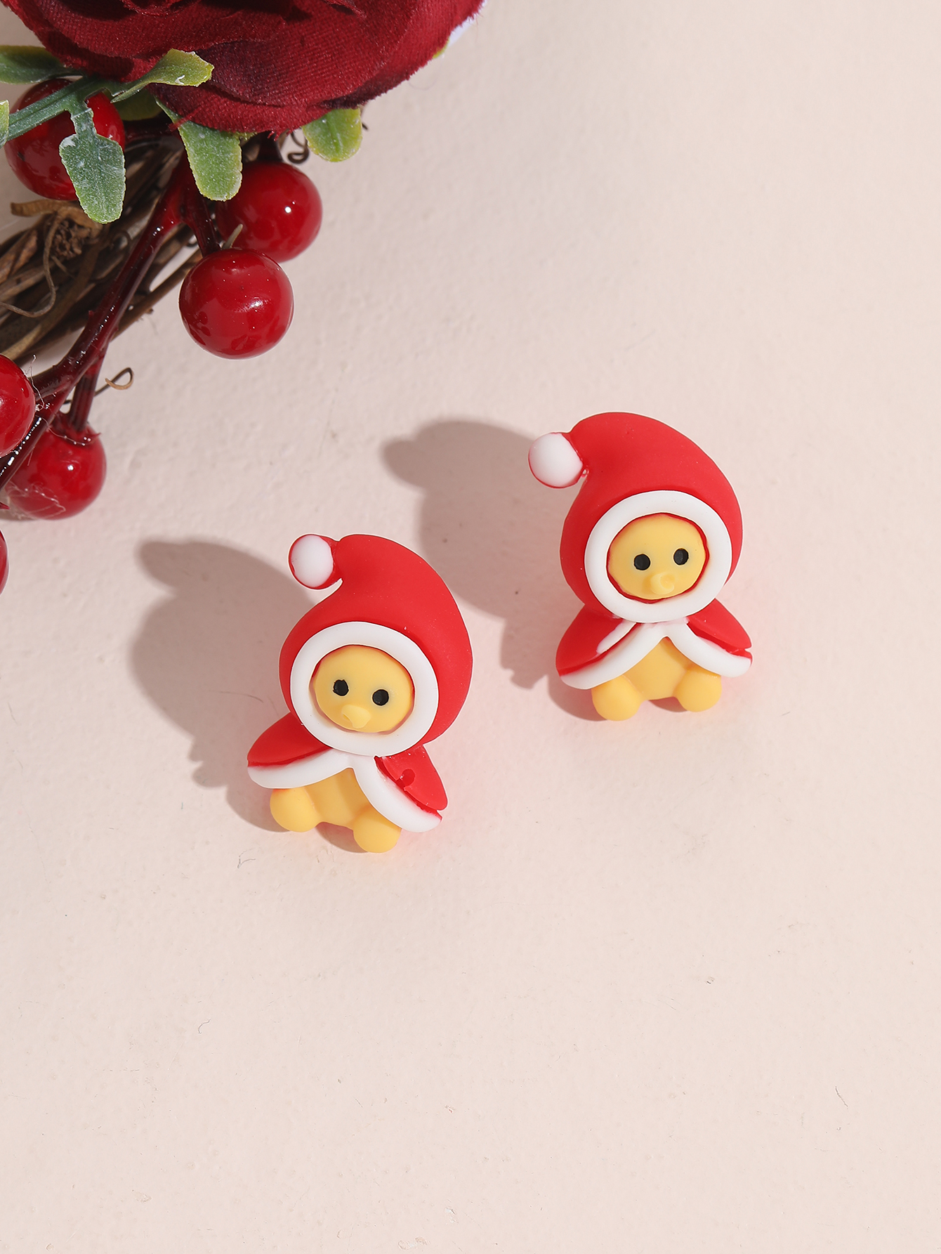 1 Pair Cute Cartoon Synthetic Resin Ear Studs display picture 7