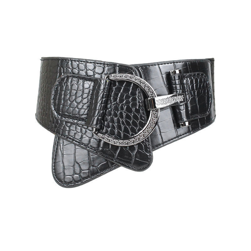 Fashion Crocodile Pu Leather Buckle Women's Leather Belts 1 Piece display picture 3