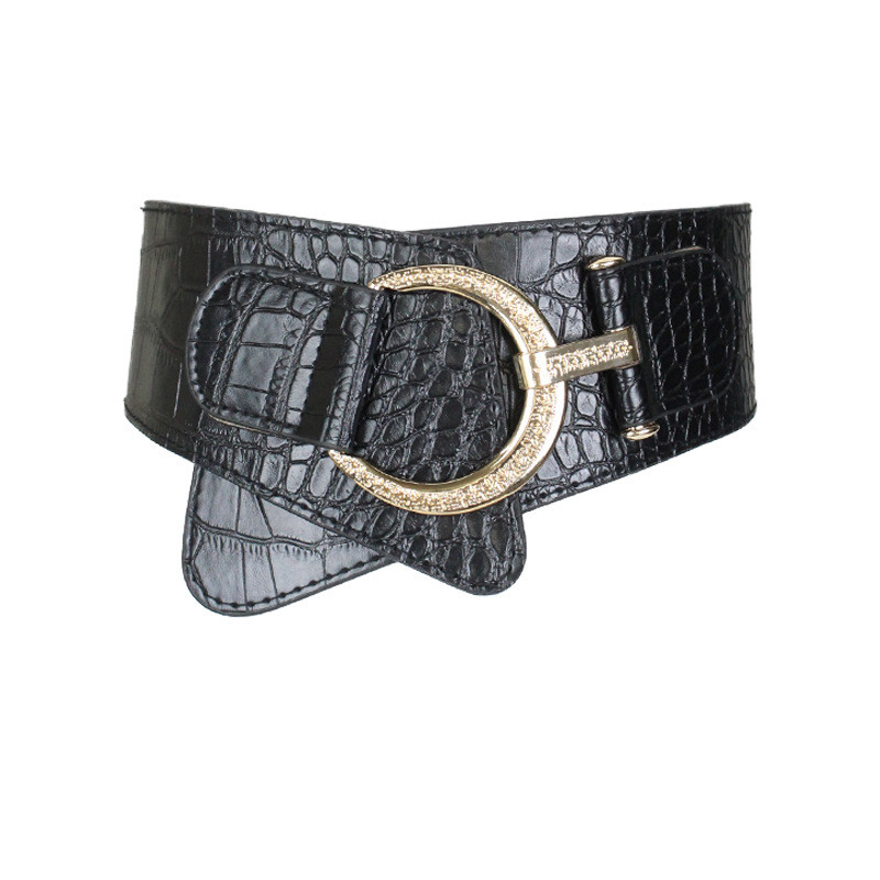 Fashion Crocodile Pu Leather Buckle Women's Leather Belts 1 Piece display picture 4