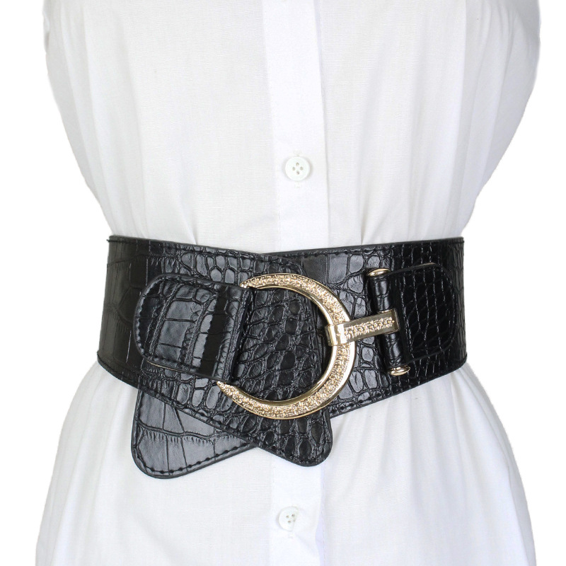 Fashion Crocodile Pu Leather Buckle Women's Leather Belts 1 Piece display picture 5