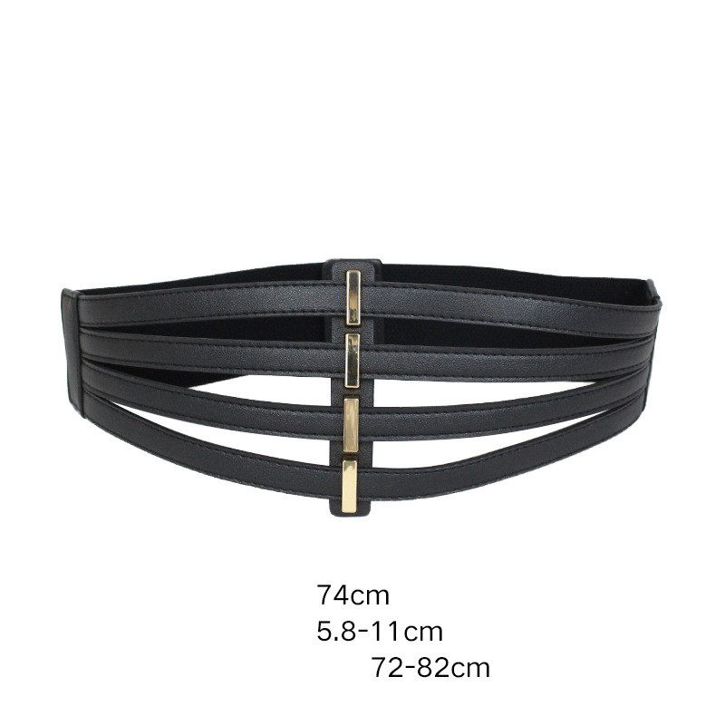 Fashion Solid Color Pu Leather Buckle Women's Leather Belts 1 Piece display picture 2