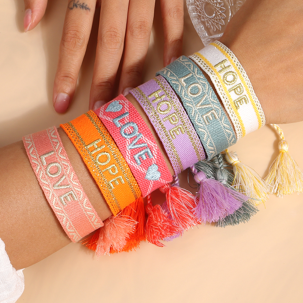 Mode Lettre Corde Tricot Femmes Bracelets 1 Pièce display picture 2