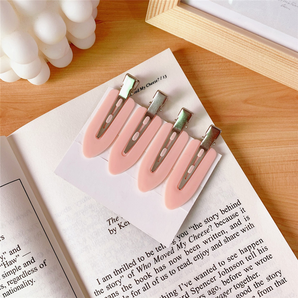 Simple Style Solid Color Plastic Hair Clip 1 Set display picture 3