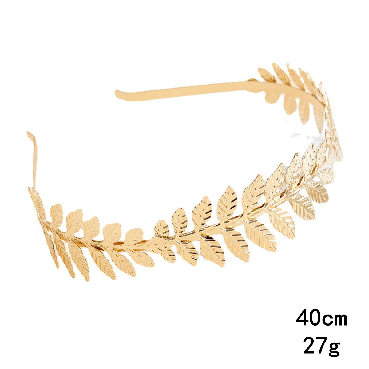 Fashion Leaves Metal Hair Band 1 Piece display picture 5