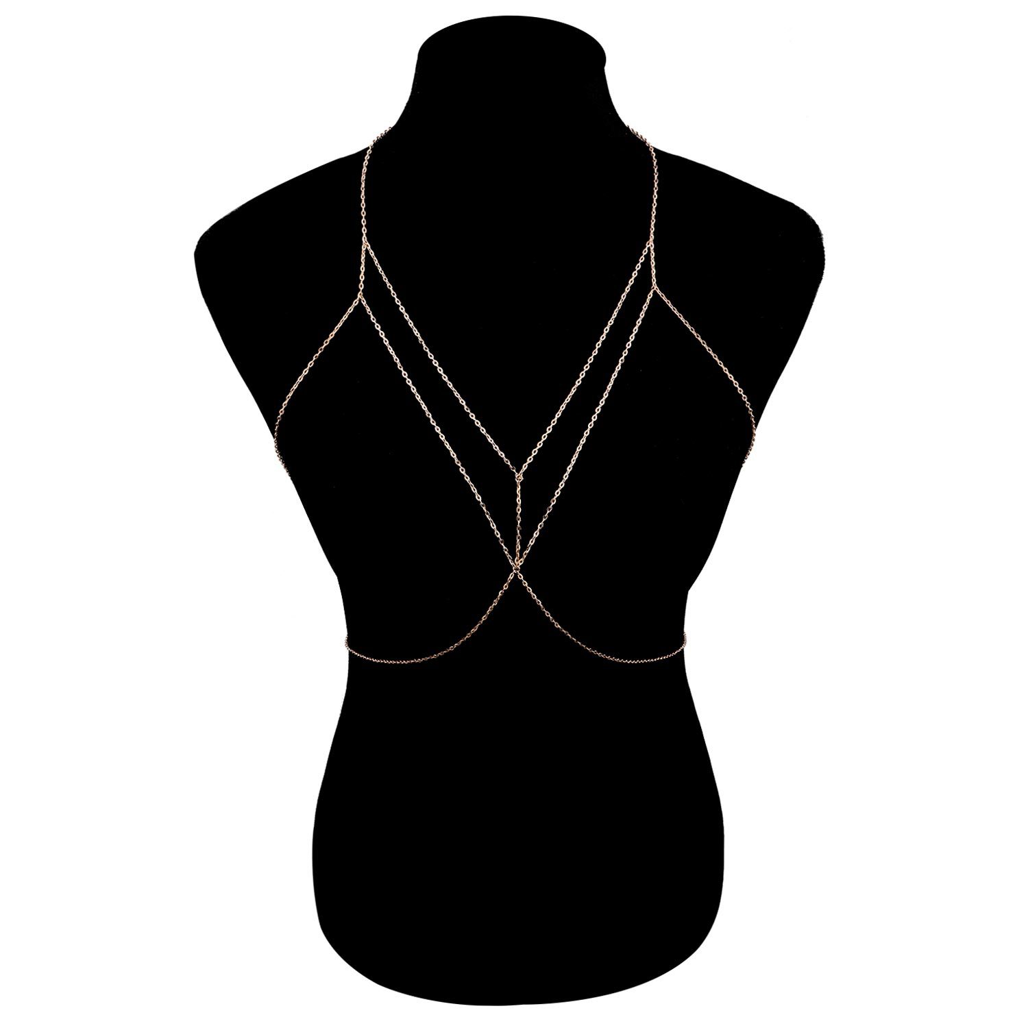 Sexy Geometric Alloy Plating Women's Body Chain 1 Piece display picture 4