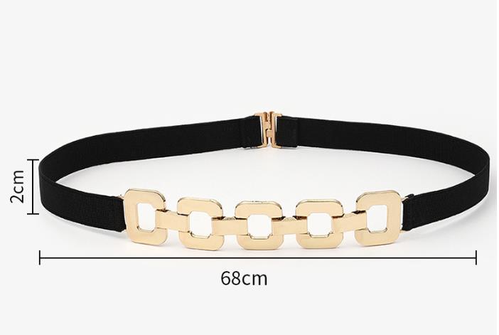 Simple Style Solid Color Pu Leather Women's Leather Belts 1 Piece display picture 3