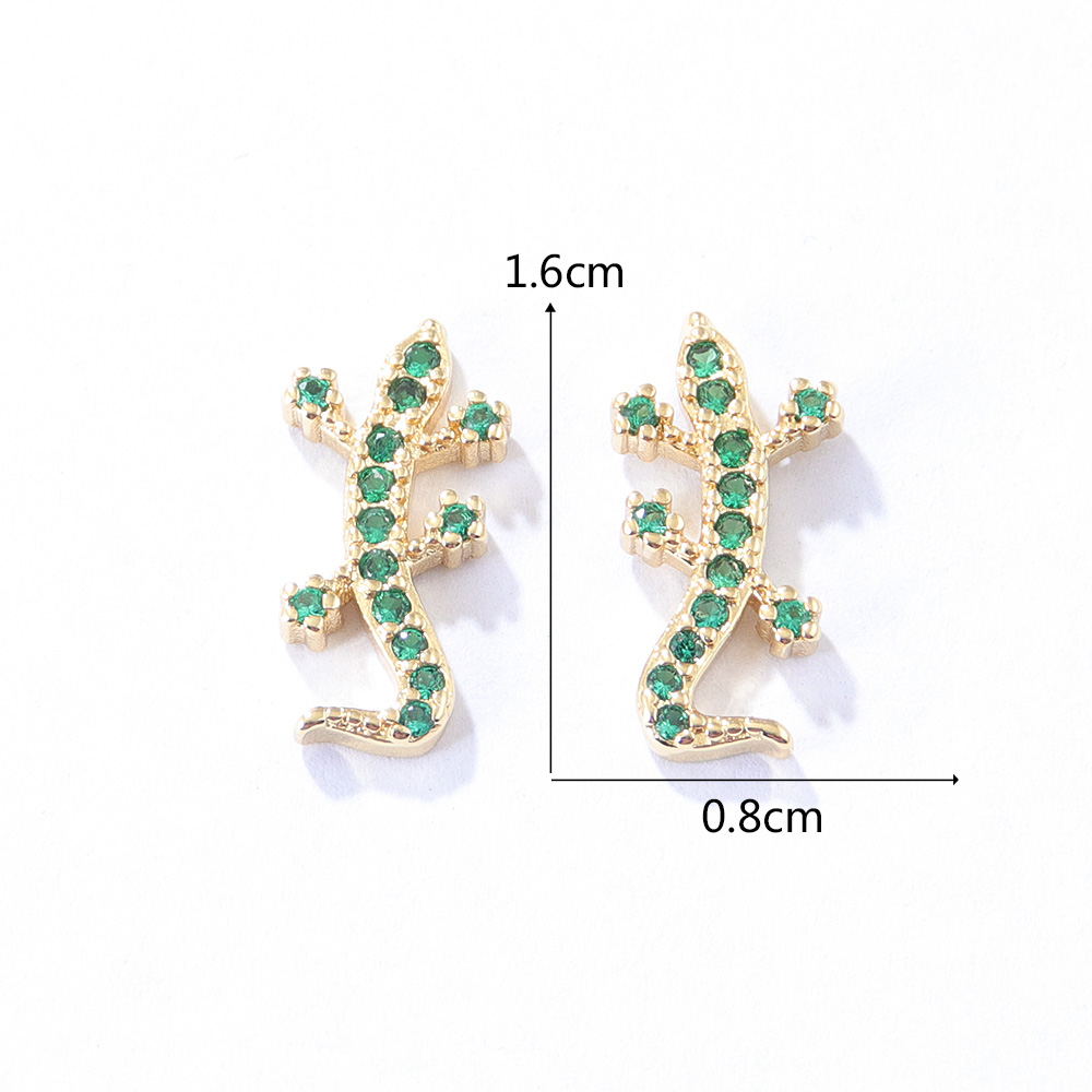 Fashion Bird Copper Plating Zircon Ear Studs 1 Pair display picture 2
