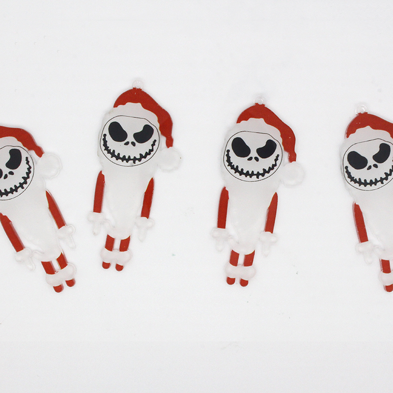 10 Pieces Plastic Resin Christmas Hat Skull Funny Halloween Christmas display picture 2