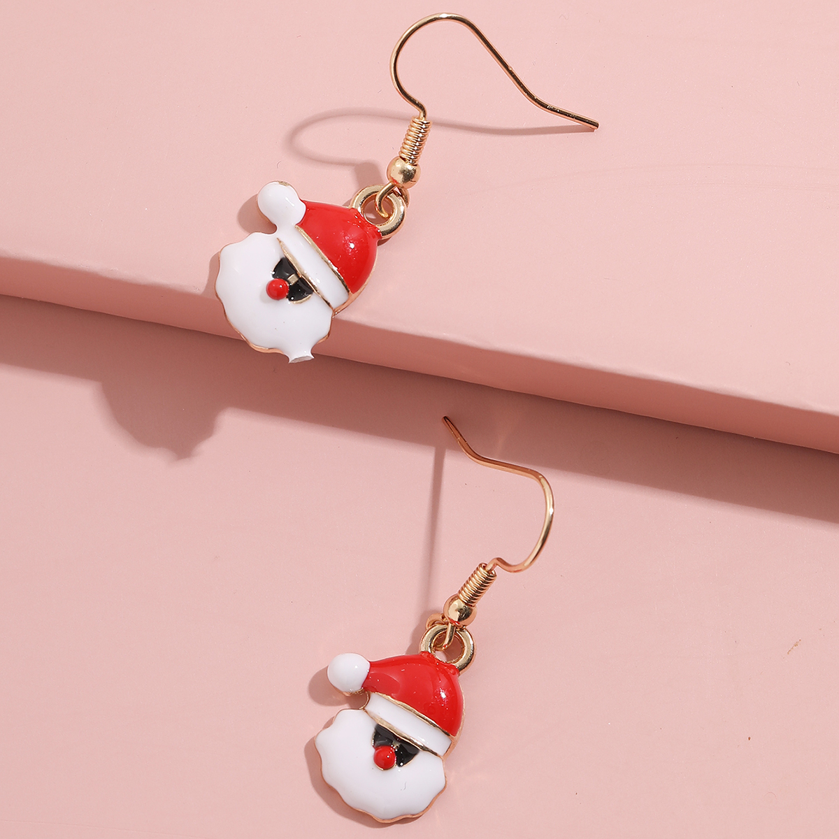 Cute Santa Claus Alloy Enamel Women's Drop Earrings 1 Pair display picture 16