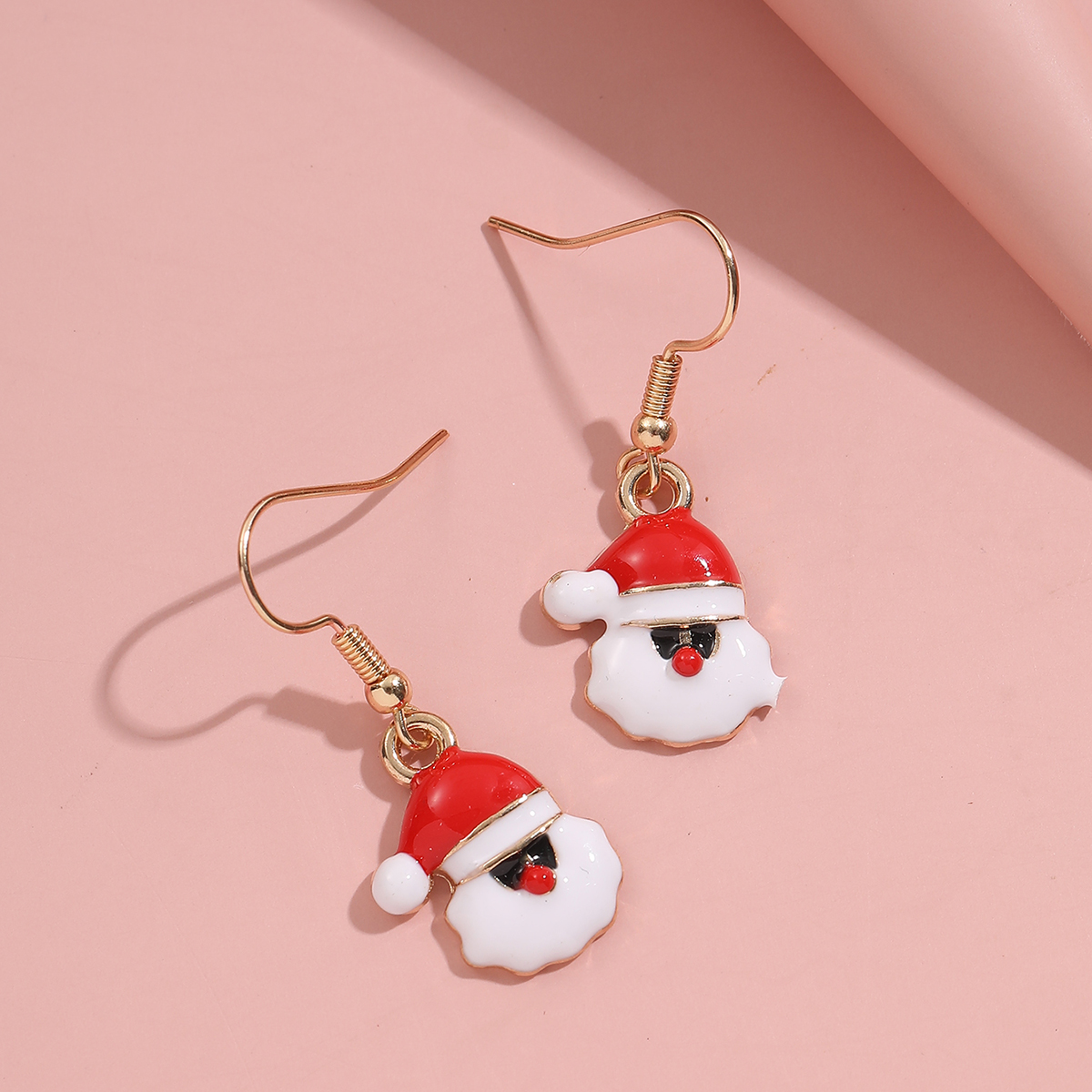 Cute Santa Claus Alloy Enamel Women's Drop Earrings 1 Pair display picture 17