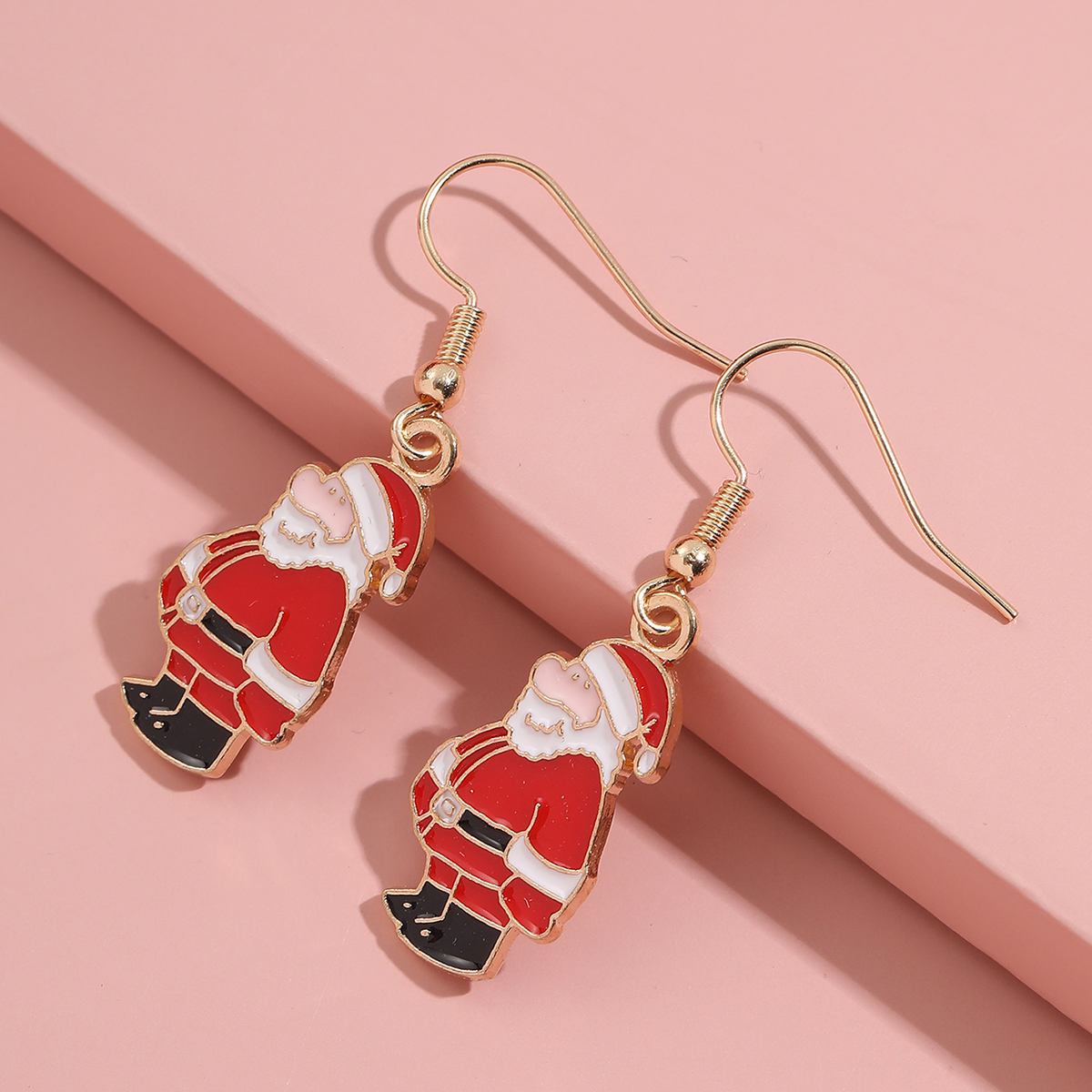 Cute Santa Claus Alloy Enamel Women's Drop Earrings 1 Pair display picture 19