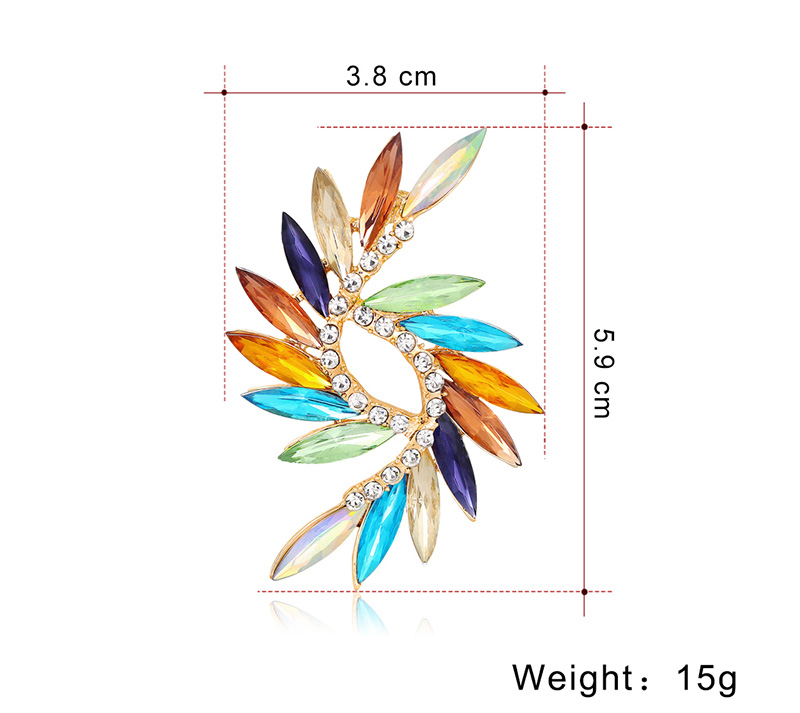 Fashion Flower Alloy Inlay Rhinestones Unisex Brooches 1 Piece display picture 6