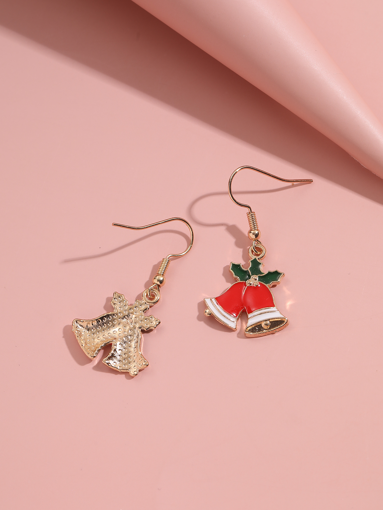 Cute Bell Alloy Enamel Inlay Rhinestones Women's Drop Earrings 1 Pair display picture 14