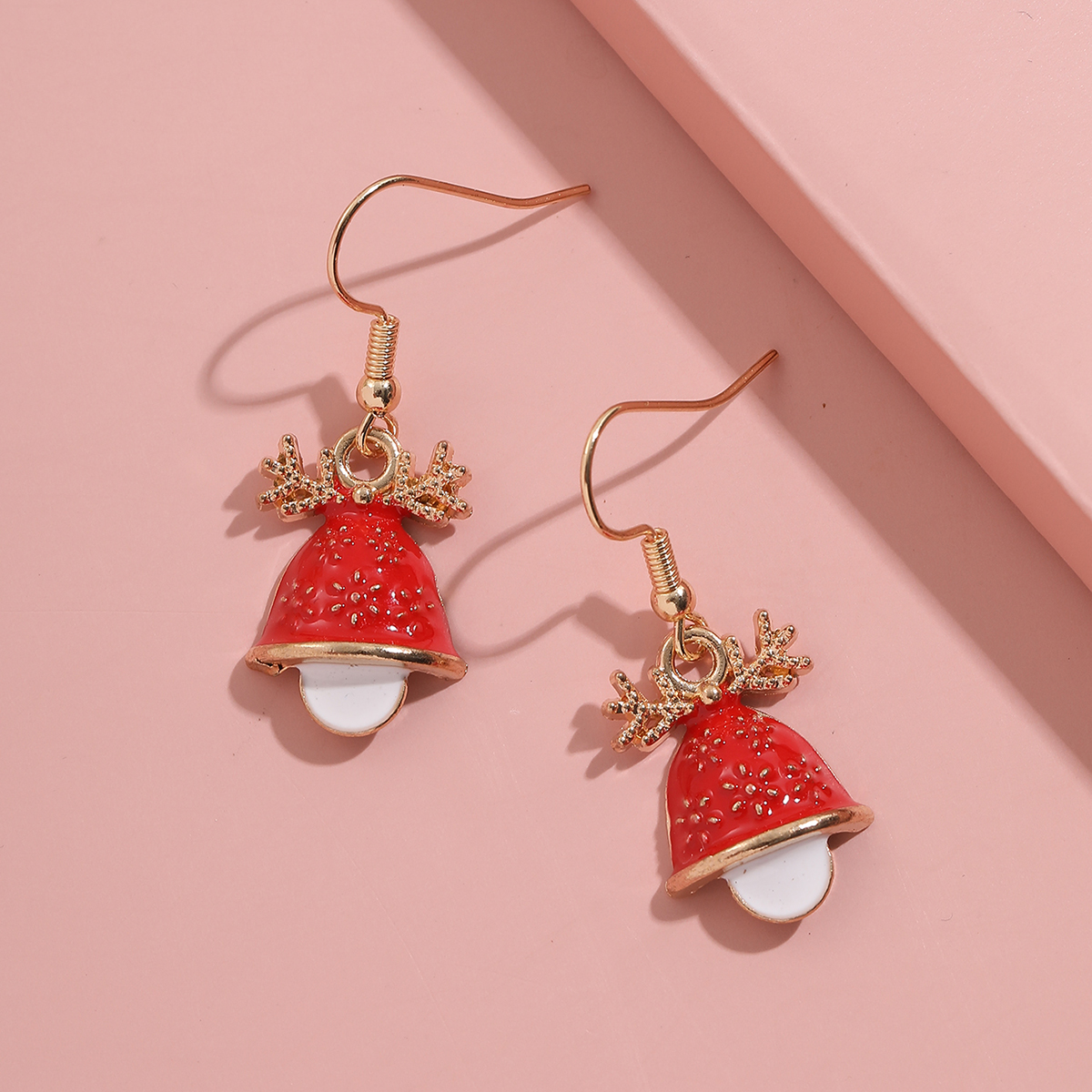 Cute Bell Alloy Enamel Inlay Rhinestones Women's Drop Earrings 1 Pair display picture 15