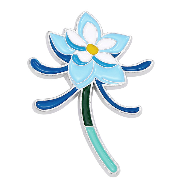 Fashion Flower Alloy Enamel Stoving Varnish Women's Brooches display picture 27