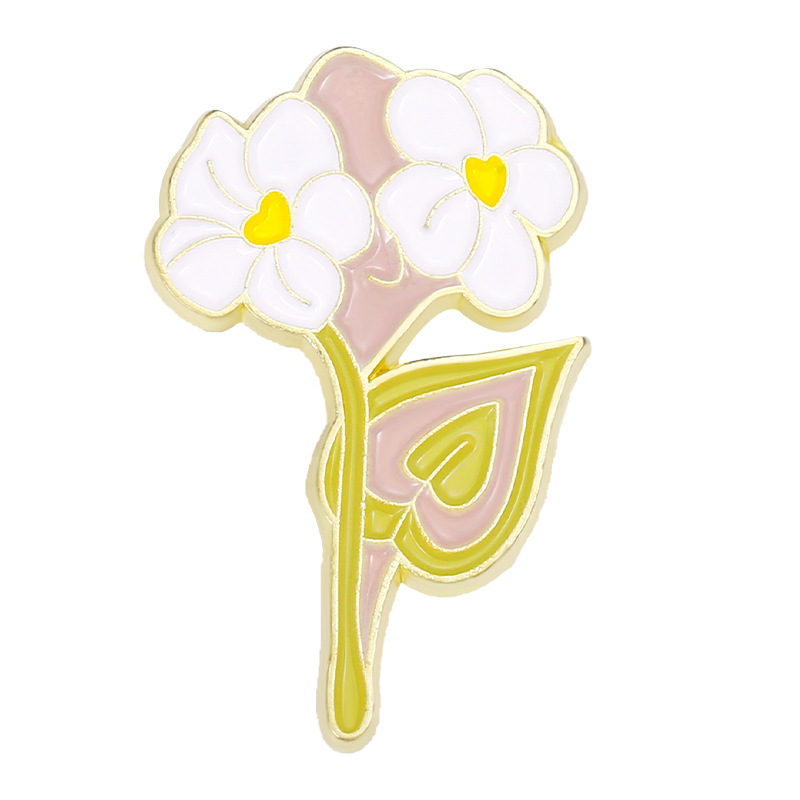 Fashion Flower Alloy Enamel Stoving Varnish Women's Brooches display picture 29