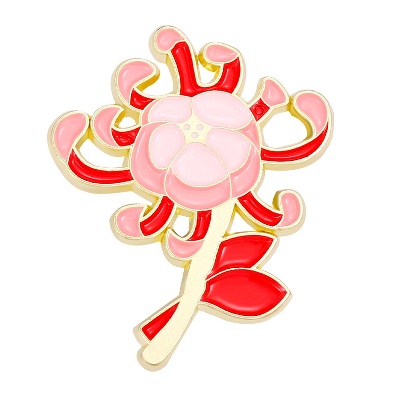 Fashion Flower Alloy Enamel Stoving Varnish Women's Brooches display picture 32
