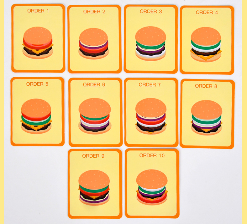 Juego De Mini Juego De Hamburguesas Tipo Sándwich, Juguetes 0,3 Simulación De Comida Rápida Para Niños display picture 3