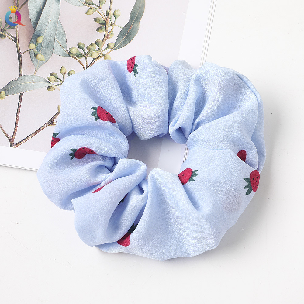 Casual Cute Commute Fruit Cloth Handmade Hair Tie display picture 4