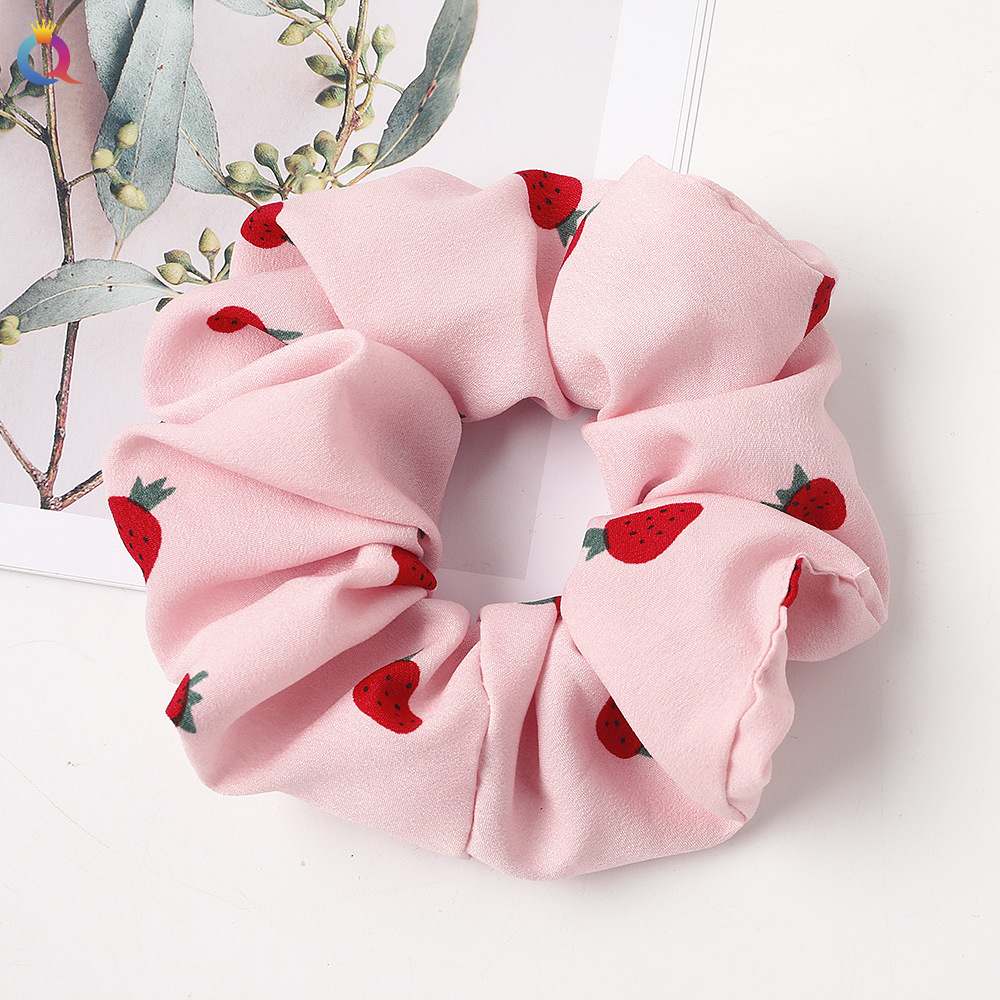 Casual Cute Commute Fruit Cloth Handmade Hair Tie display picture 5