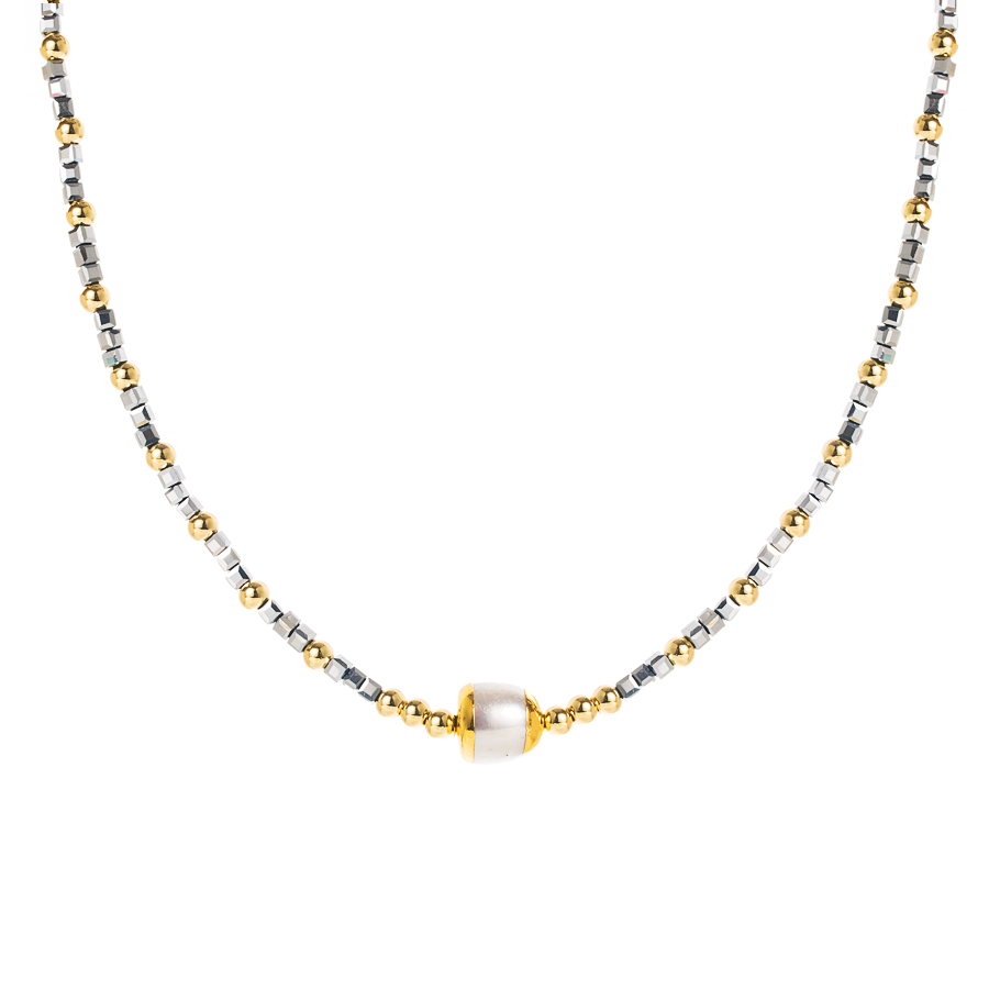 Mode Teufels Auge Kupfer 18 Karat Vergoldet Halskette In Masse display picture 3
