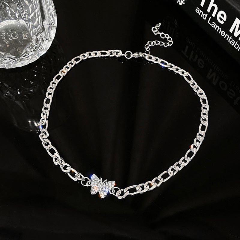 1 Piece Fashion Butterfly Alloy Plating Inlay Rhinestones Women's Choker display picture 5