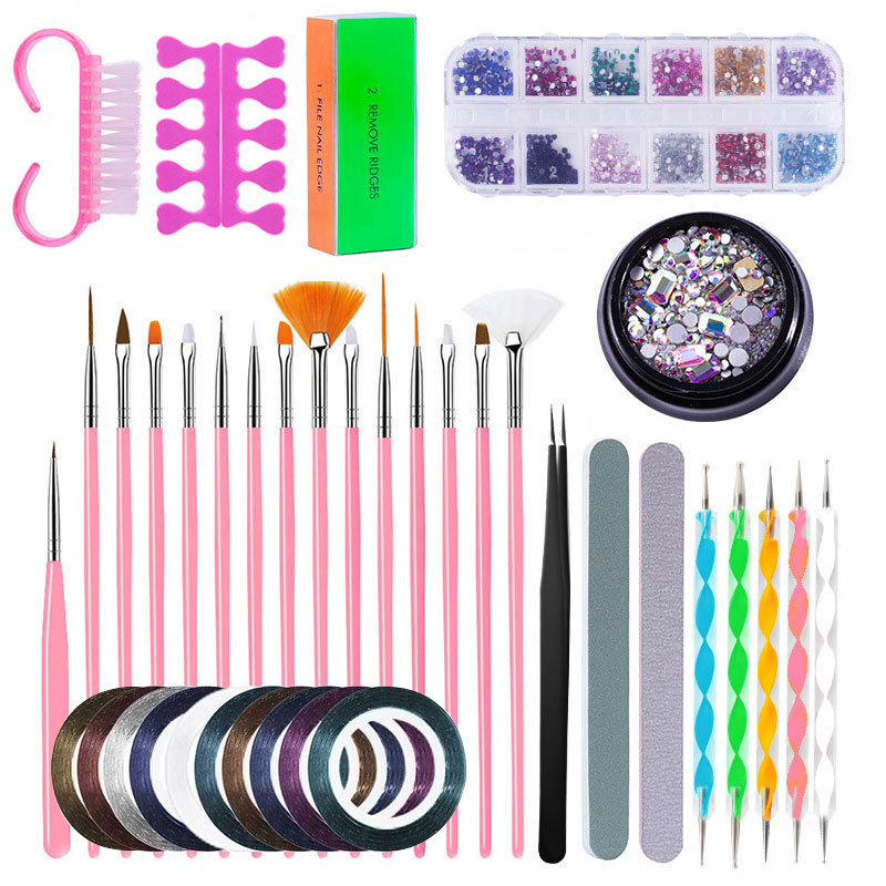 Simple Style Solid Color 3425233 Nail Decoration Accessories 1 Set display picture 1