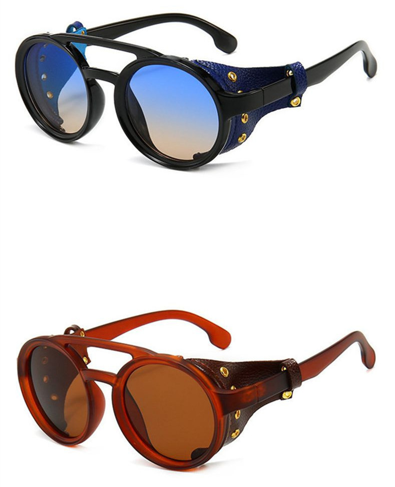 Fashion Geometric Pc Round Frame Full Frame Men's Sunglasses display picture 4